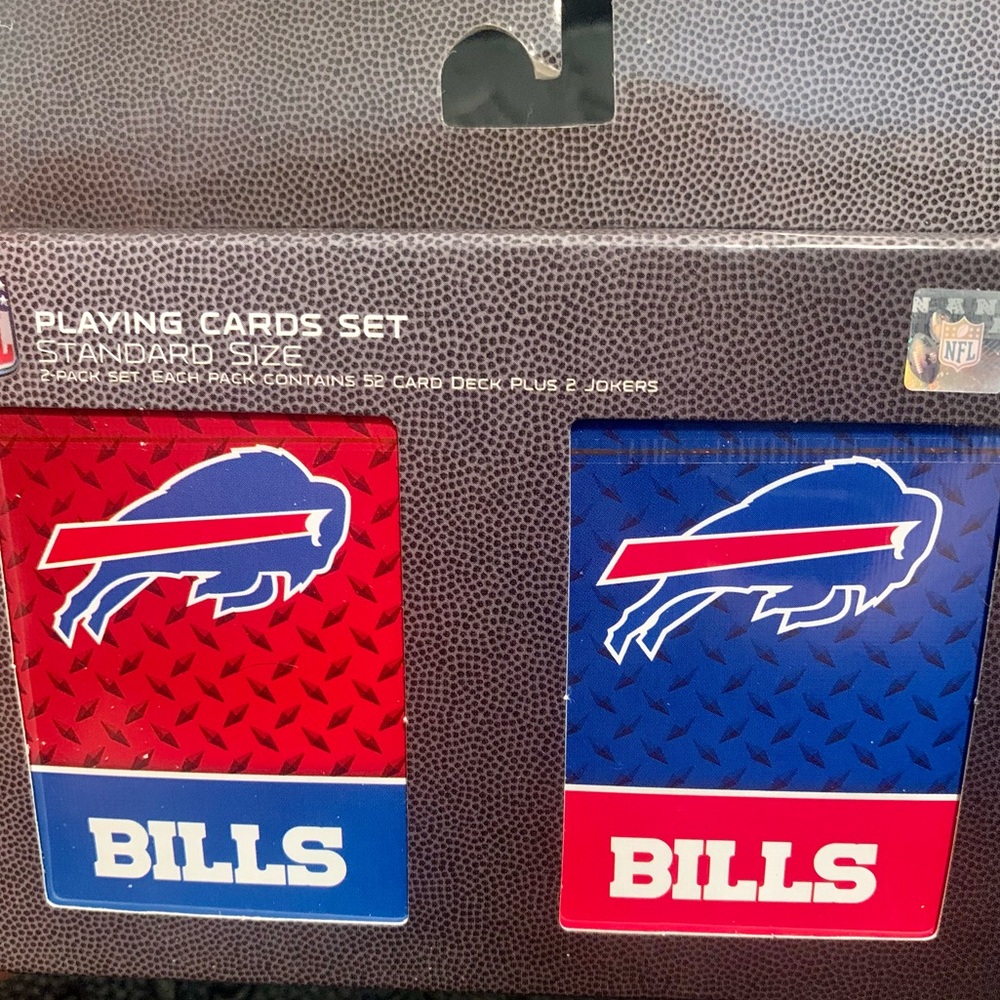 COPY - NFL Buffalo Bills 2 Deck Playing Cards